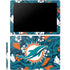 NFL Miami Dolphins Tropical Print Galaxy Book 12in Skin